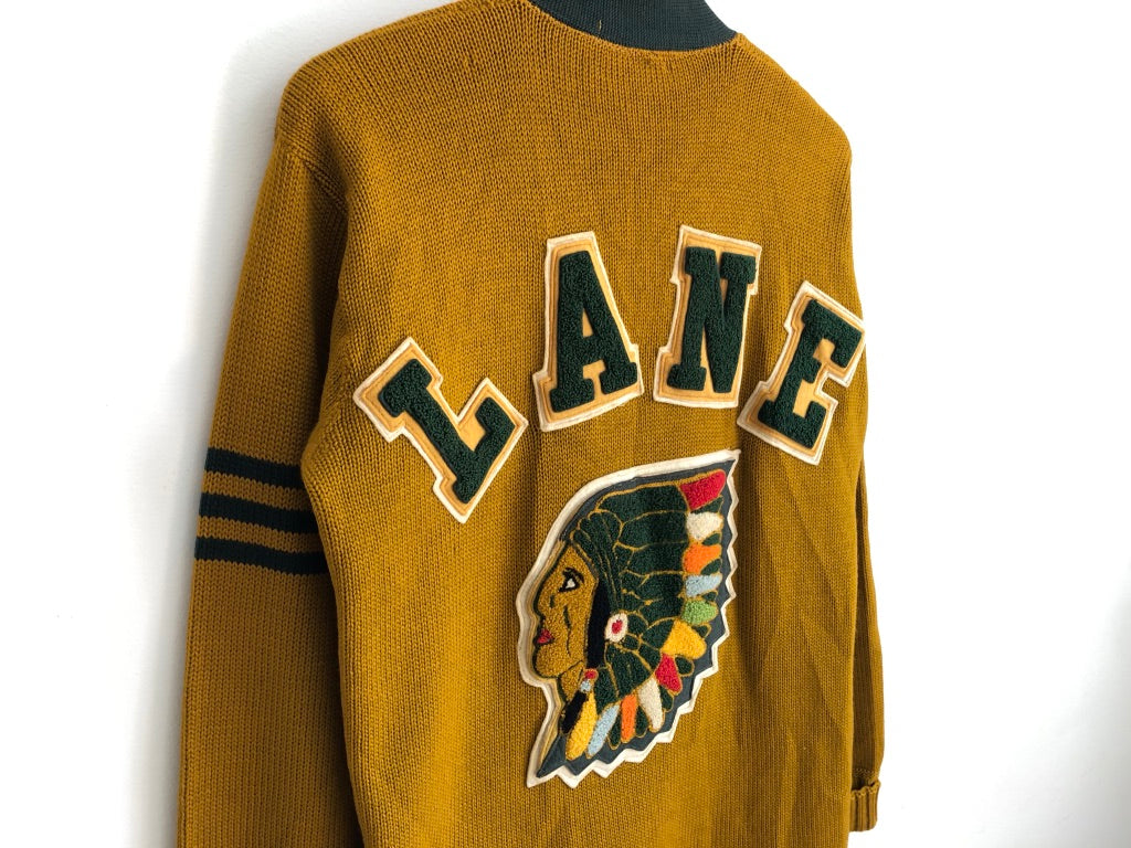 50's New Era Knitting Mills Lane Tech Wool Varsity Sweater