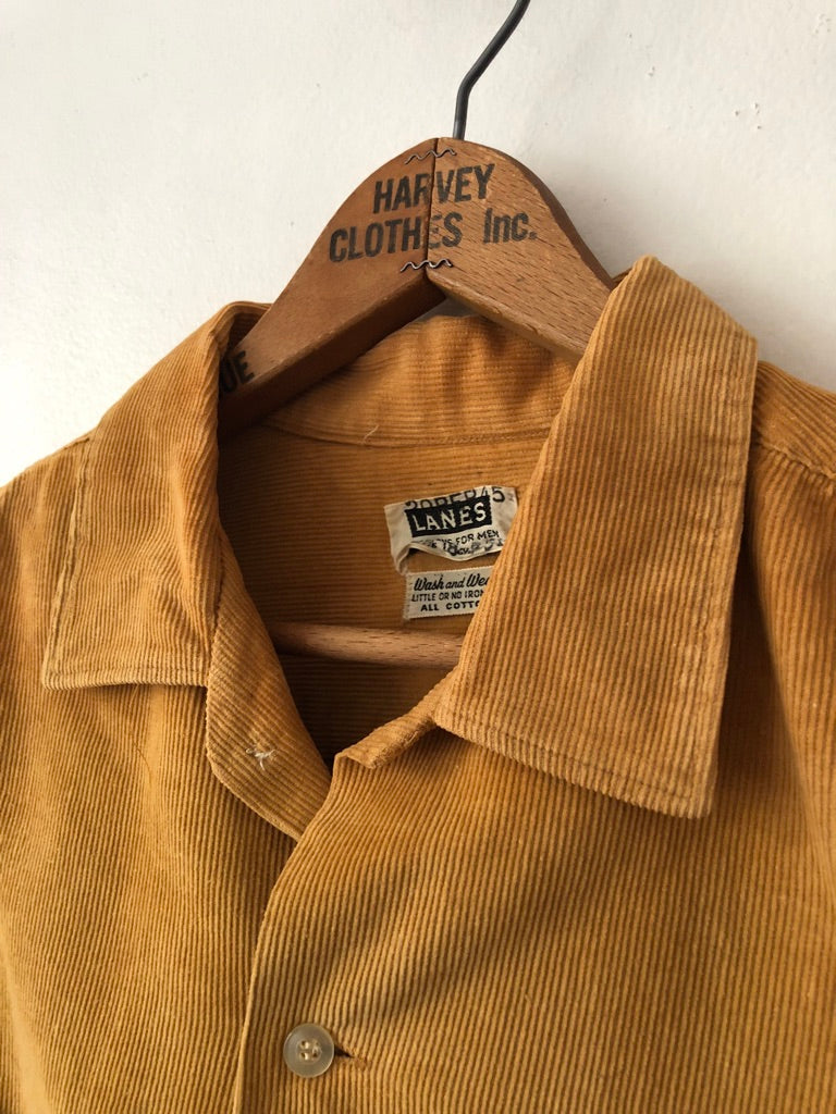 60's Lanes Corduroy Button Up Shirt