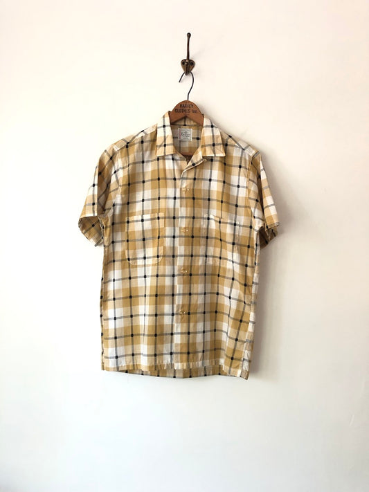 50's Lanier By Oxford Plaid Shirt