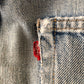 70's Levi's 505 Redline Selvedge Patch Repaired Denim Jeans