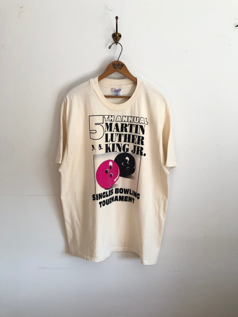 90's 5th Annual Martin Luther King Jr. Singles Bowling Tournament Shirt