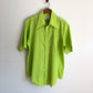 70's Mach II by Arrow Neon Green Dress Shirt