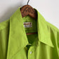 70's Mach II by Arrow Neon Green Dress Shirt