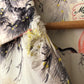 50's Manhattan Crane Print Rayon Hawaiian Shirt