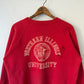 60's Northern Illinois University Flocked Sweatshirt