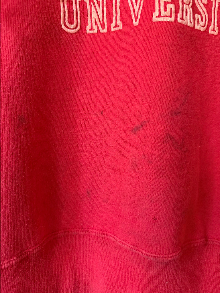 60's Northern Illinois University Flocked Sweatshirt