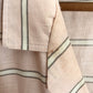 70's Striped Pastel Peach Linen Shirt