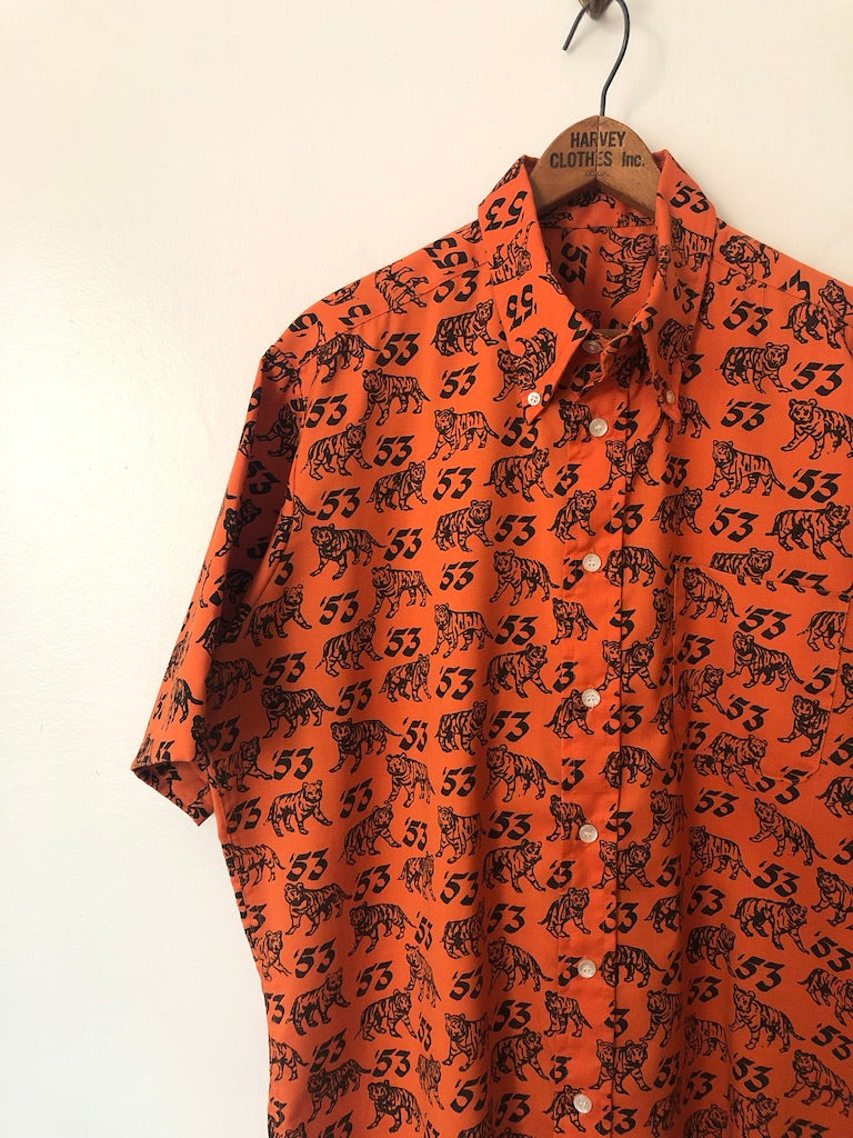50's Princeton Tiger Print Reunion Shirt