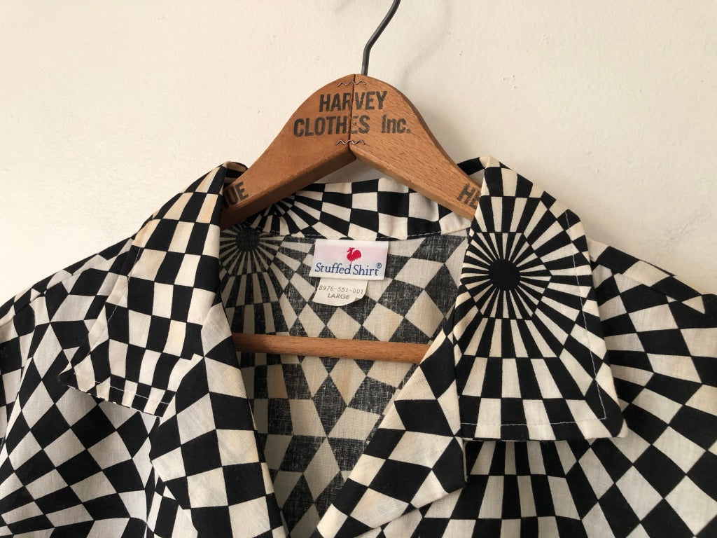 80's Stuffed Shirt Women's Psychedelic Button Up