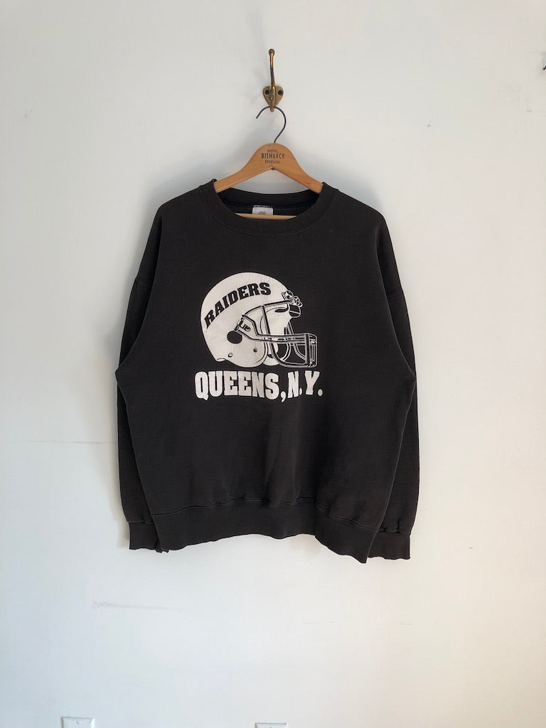 90's Bayside Queens, NY Raiders Football Sweatshirt