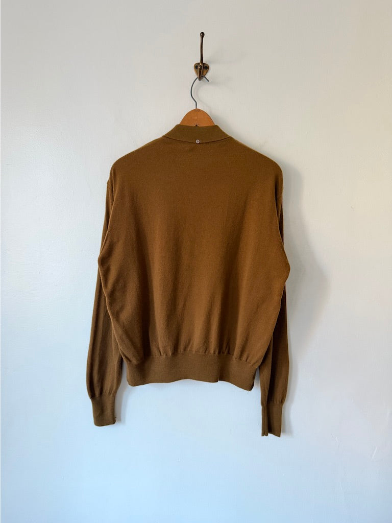 70's Una Creazione Razon Striped Polo Sweater