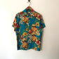 60's Riviera Floral Print Hawaiian Shirt