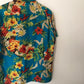 60's Riviera Floral Print Hawaiian Shirt