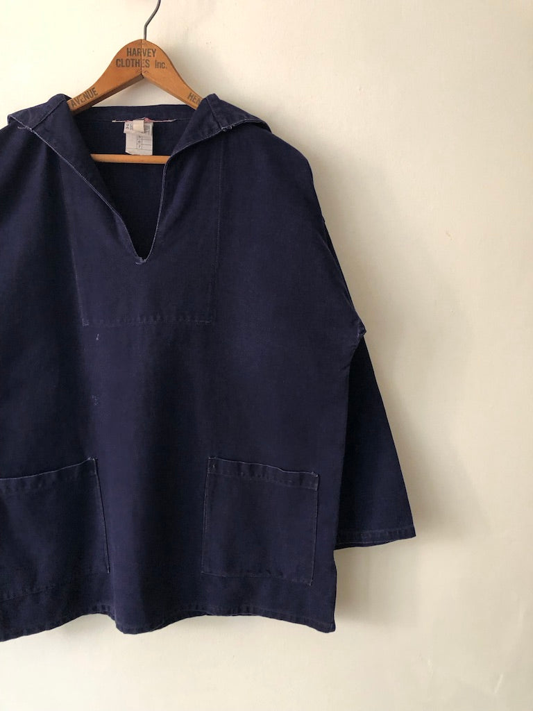 Sailor Smock Indigo Pullover Shirt