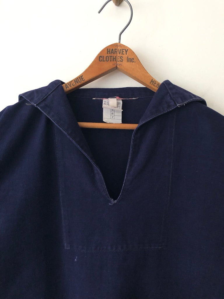 Sailor Smock Indigo Pullover Shirt
