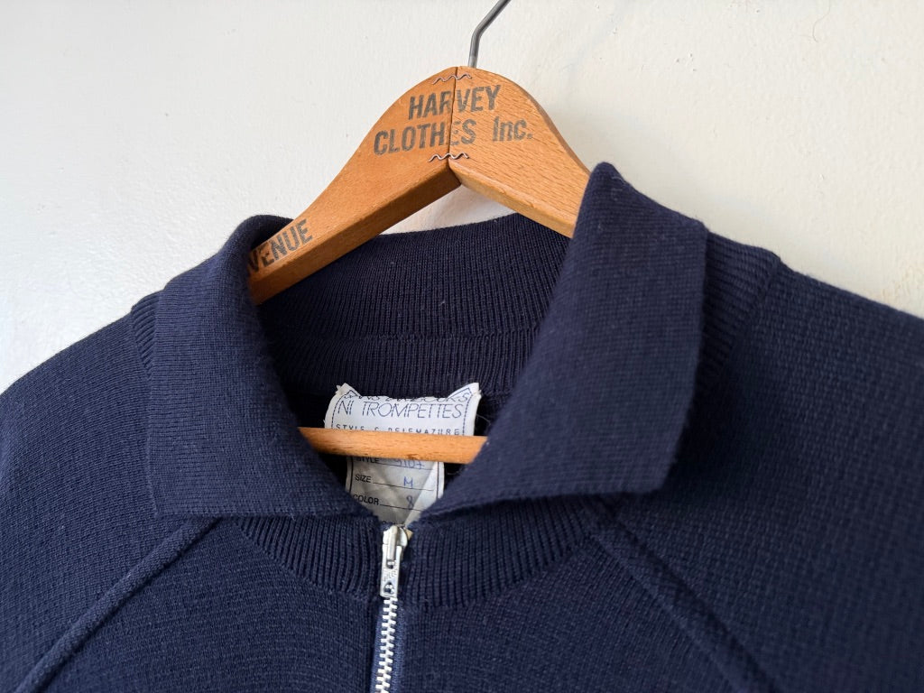 80's Charivari Sans Tambours Ni Trompettes Quarter Zip Sweater