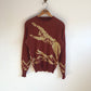 60's Ski Man Novelty Wool Knit Sweater