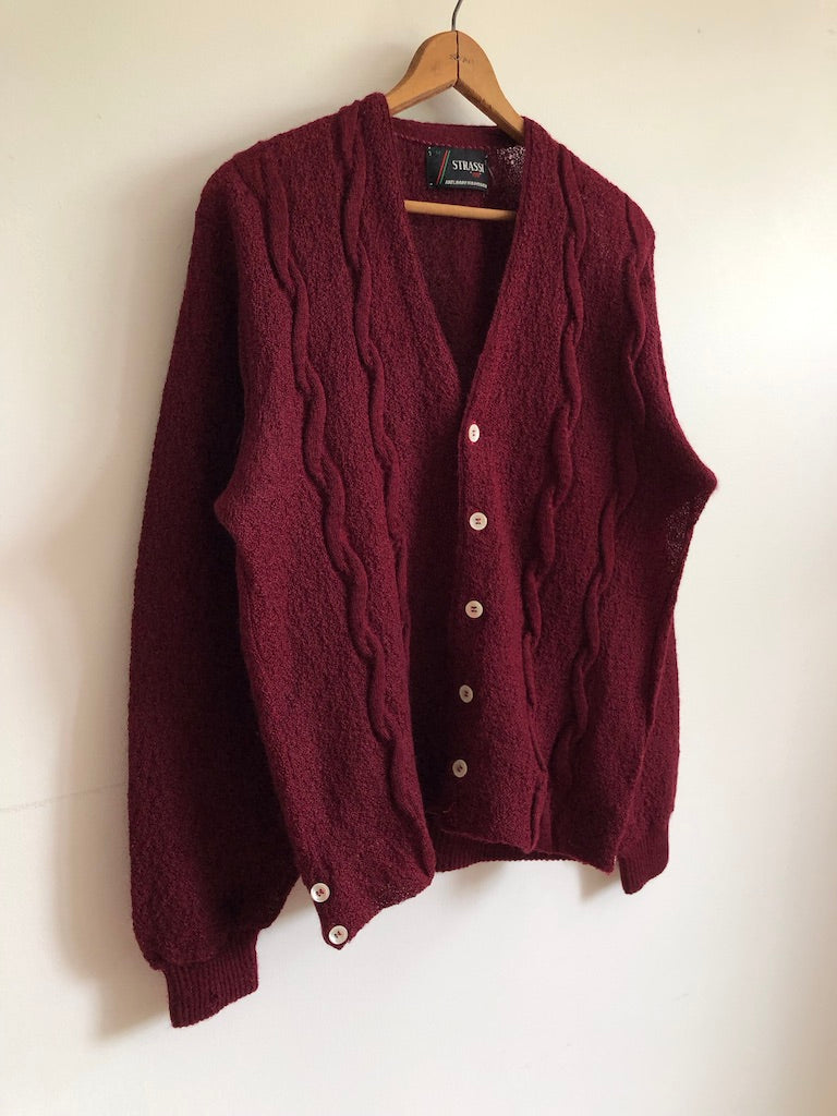 80's Strassi Thin Mohair Cardigan