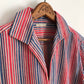 60's Striped Double Pocket Pullover Shirt