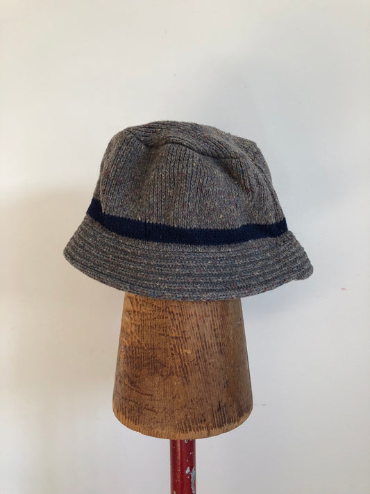 Single Stripe Wool Bucket Hat