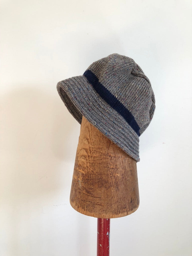 Single Stripe Wool Bucket Hat