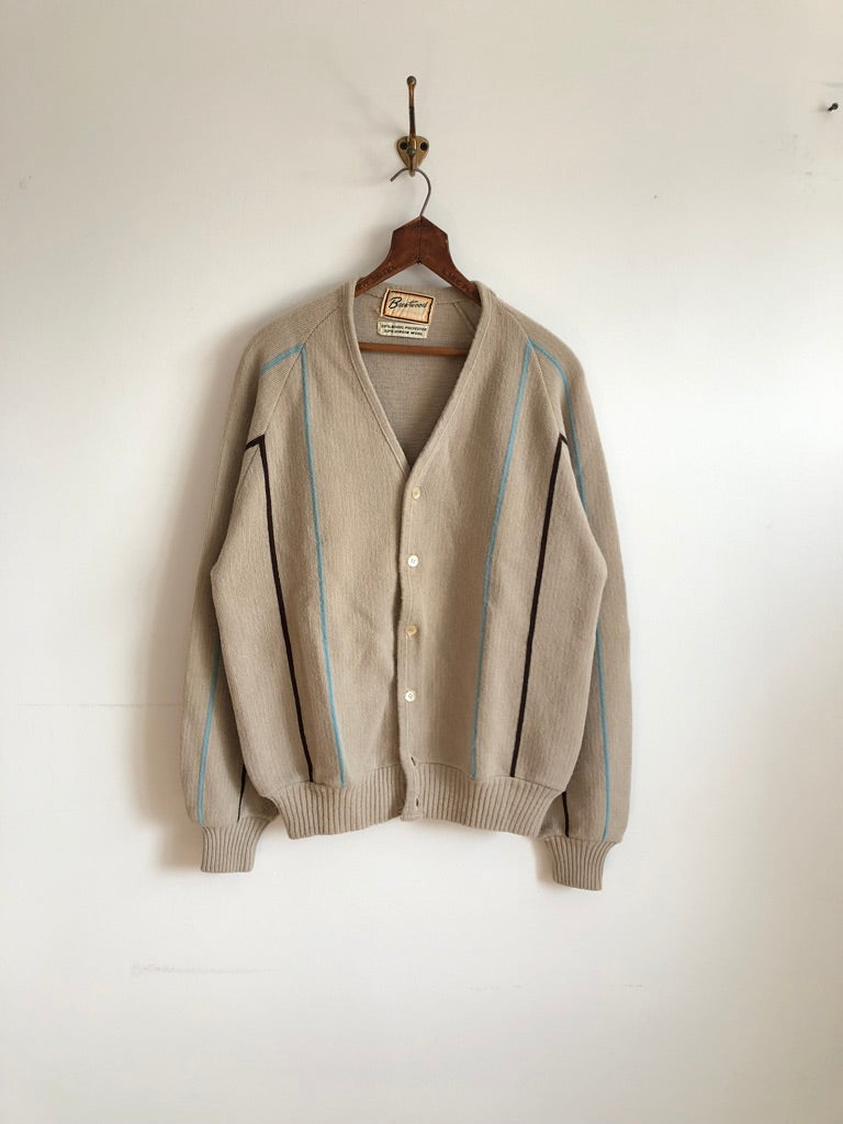 70's Brentwood Sportswear Striped Cardigan