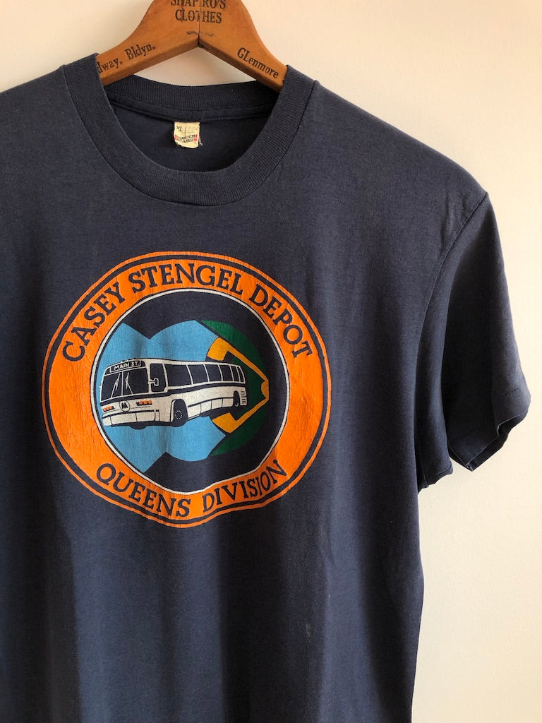 90's Casey Stengel Bus Depot Queens Division T-Shirt