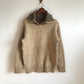 80's Eddie Bauer Two Toned Quarter Zip Wool Sweater