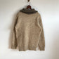 80's Eddie Bauer Two Toned Quarter Zip Wool Sweater