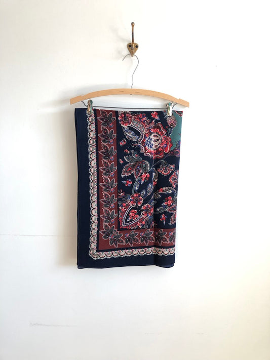 Large Floral Scarf