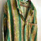 70's Jayson Sleepwear Striped Button Up Shirt