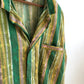 70's Jayson Sleepwear Striped Button Up Shirt