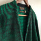 80's Kandahar Striped Ribbed Cardigan