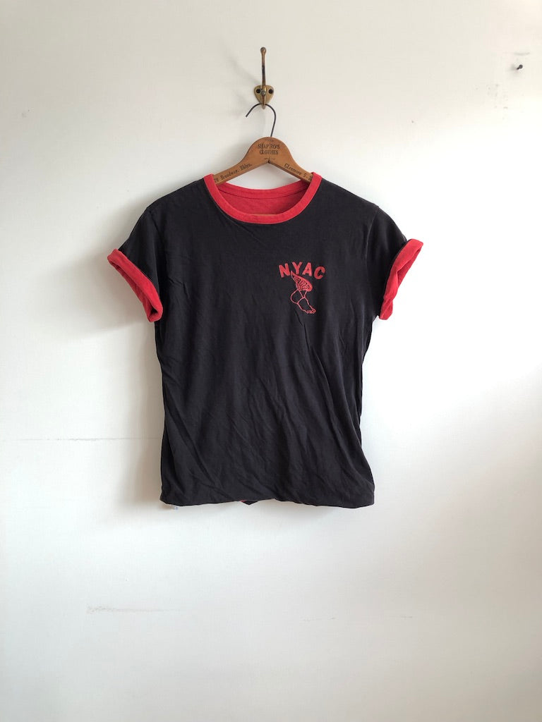 80's Champion New York Athletic Club NYAC Reversible P.E. T-Shirt