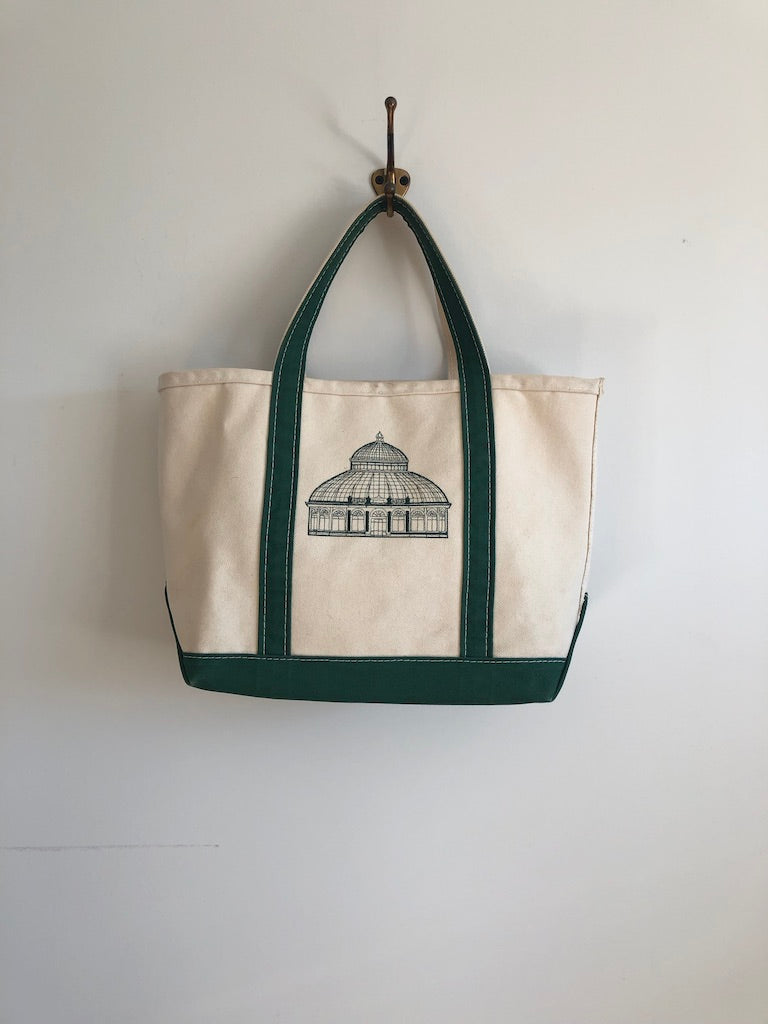 L.L. Bean The New York Botanical Garden Embroidered Boat and Tote