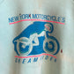 90's New York Motorcycle "Dream Rider" Stained Raglan Sweatshirt