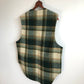 Plaid Wool Sweater Vest