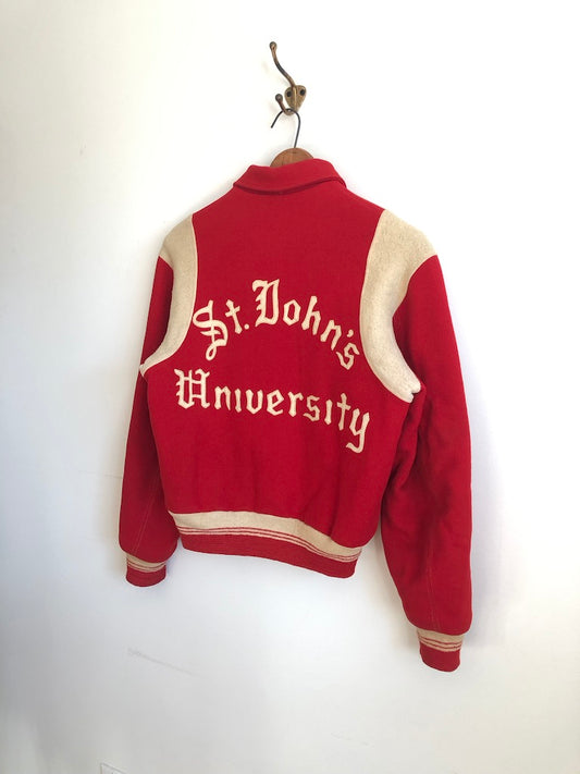 60's Empire Sporting Goods St. John's University Wool Varsity Jacket