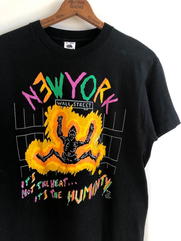 90's "It's not the heat it's the humidity" Wall Street T-Shirt